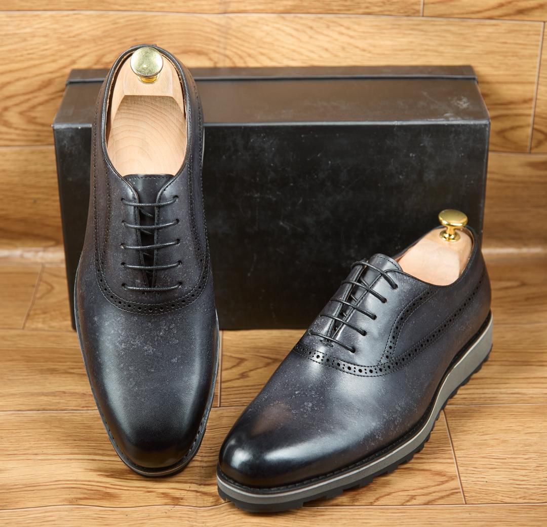 Sneaker Cuir — Semelle Plate