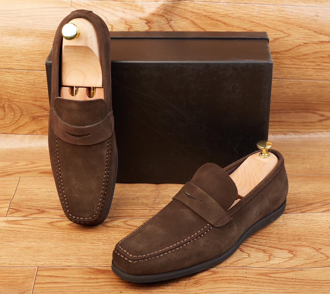 Mocassin Daim et Cuir en plusieurs couleurs