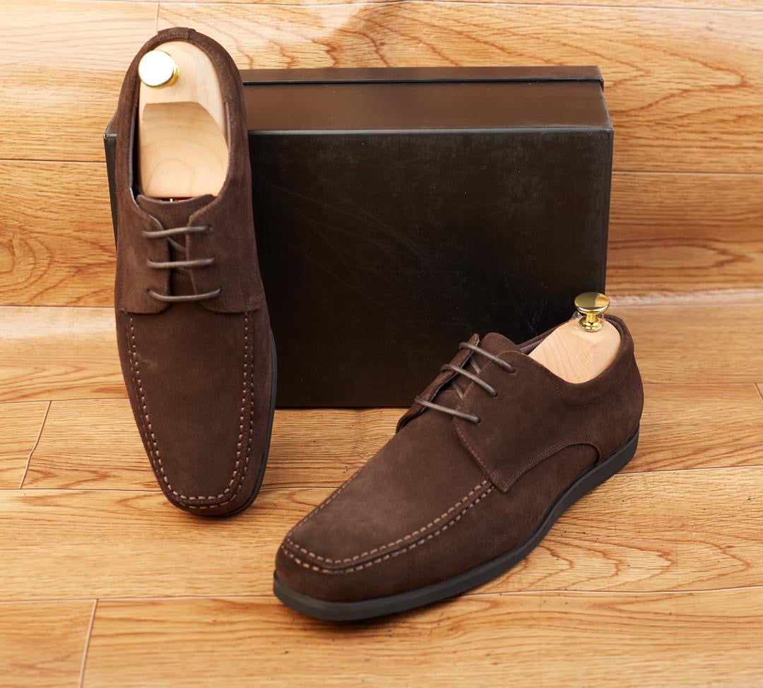 Chaussure Daim Multicolore — Semelle Gomme — Réf. H2