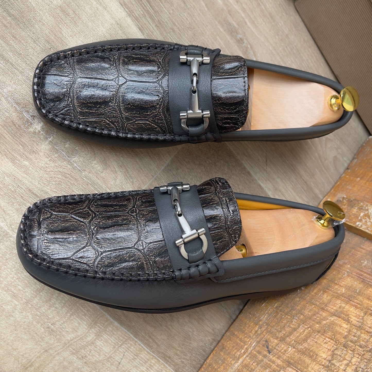 Mocassin Cuir FL— Semelle Gomme — Réf. X5