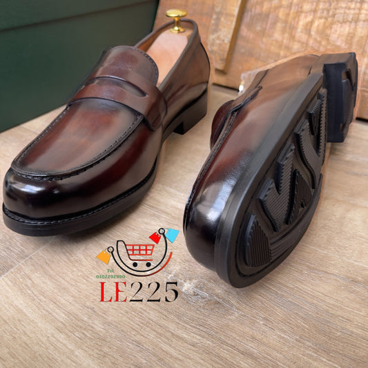Mocassin Cuir Marron — Semelle Commando — Réf. AF4