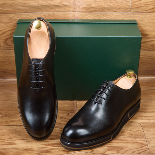 Sneaker Cuir Noir — Réf. OP19